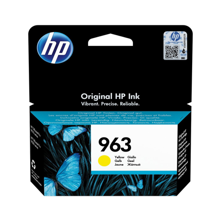 HP 963 Cartouche d'encre jaune authentique