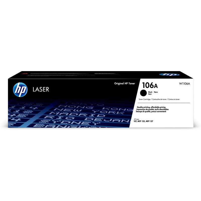 HP Cartouche de toner laser authentique 106A, noir HP Cartouche de toner laser authentique 106A, noir