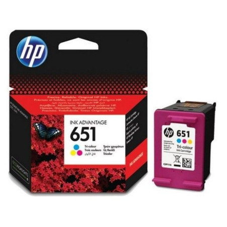 HP 651 cartouche d'encre Original Cyan, Magenta, Jaune
