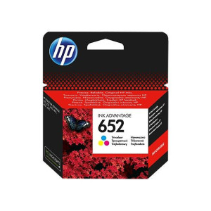 HP 652 cartouche d'encre 1 pièce(s) Original Noir, Cyan, Jaune
