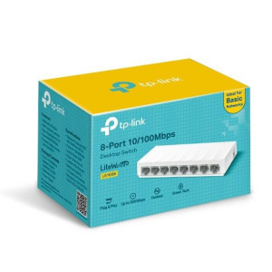 TP-LINK LS1008 commutateur réseau Non-géré Fast Ethernet (10/100) Blanc
