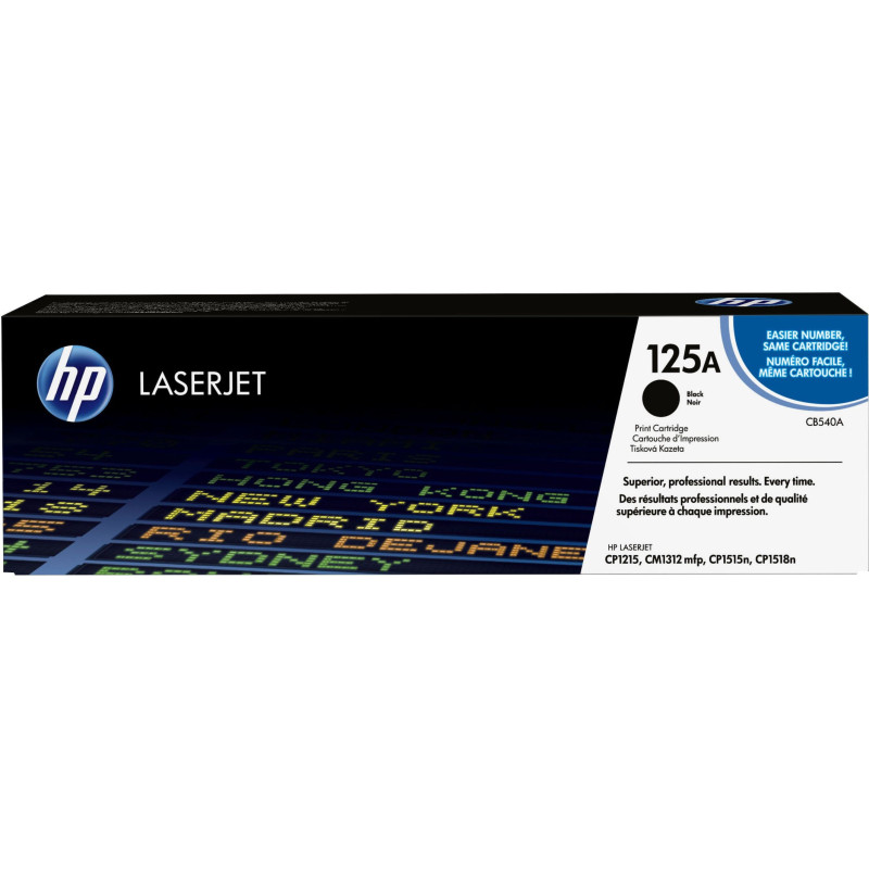 HP 125A toner LaserJet noir authentique HP 125A toner LaserJet noir authentique
