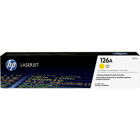HP 126A toner LaserJet jaune authentique