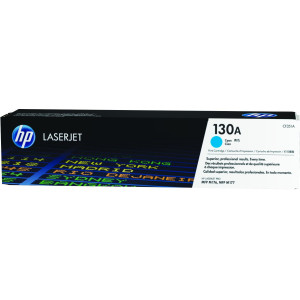 HP Cartouche de toner cyan d'origine LaserJet 130A
