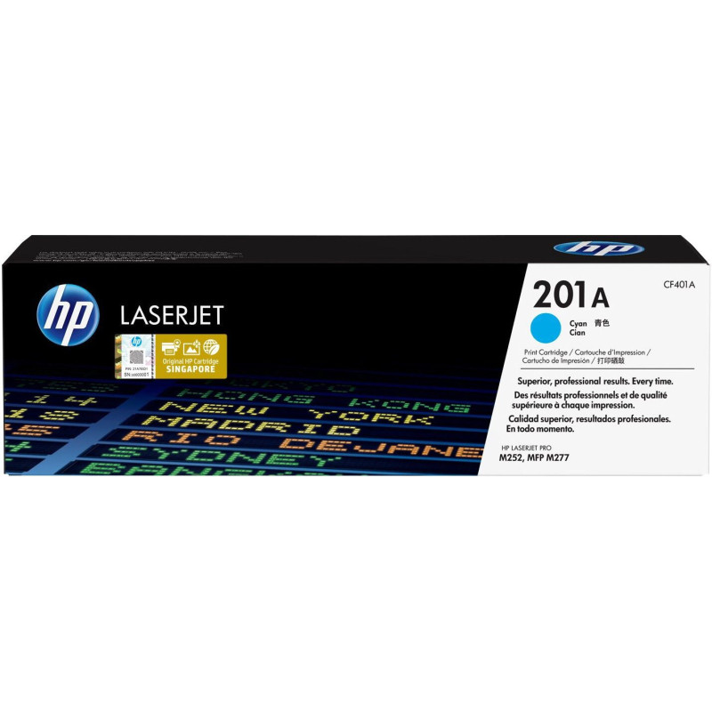 HP 201A toner LaserJet Cyan authentique