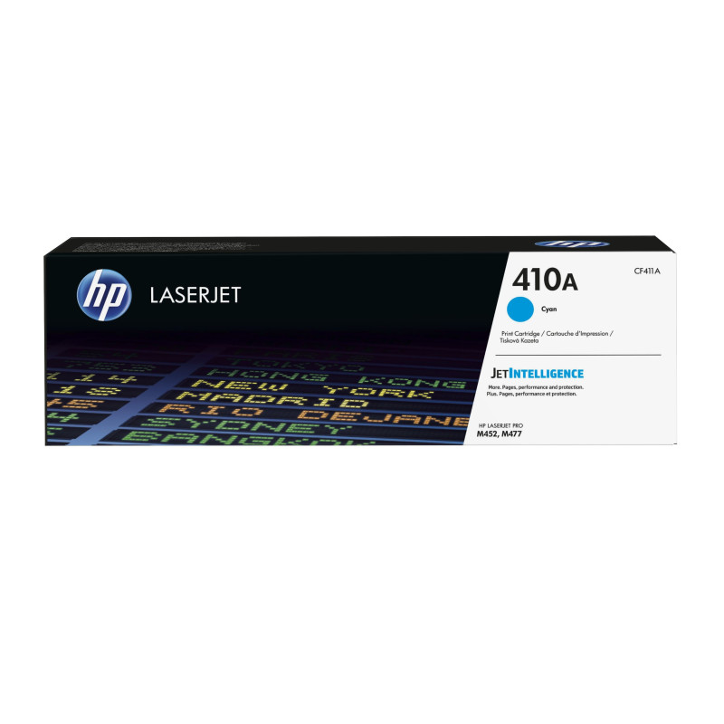 HP 410A toner LaserJet cyan authentique HP 410A toner LaserJet cyan authentique