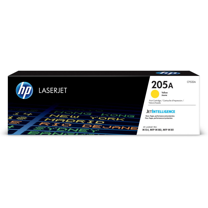 HP LaserJet 205A toner Jaune authentique HP LaserJet 205A toner Jaune authentique