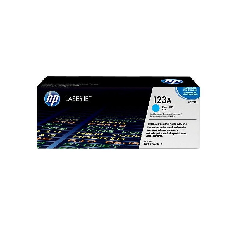 HP 123A Cartouche de toner 1 pièce(s) Original Cyan