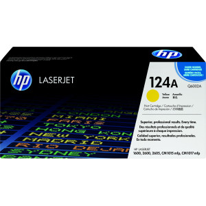 HP 124A toner LaserJet jaune authentique