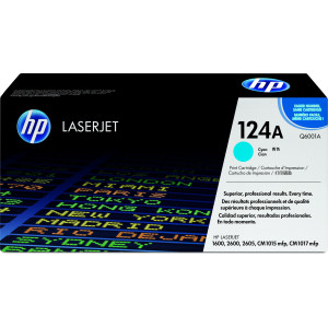 HP 124A toner LaserJet cyan authentique