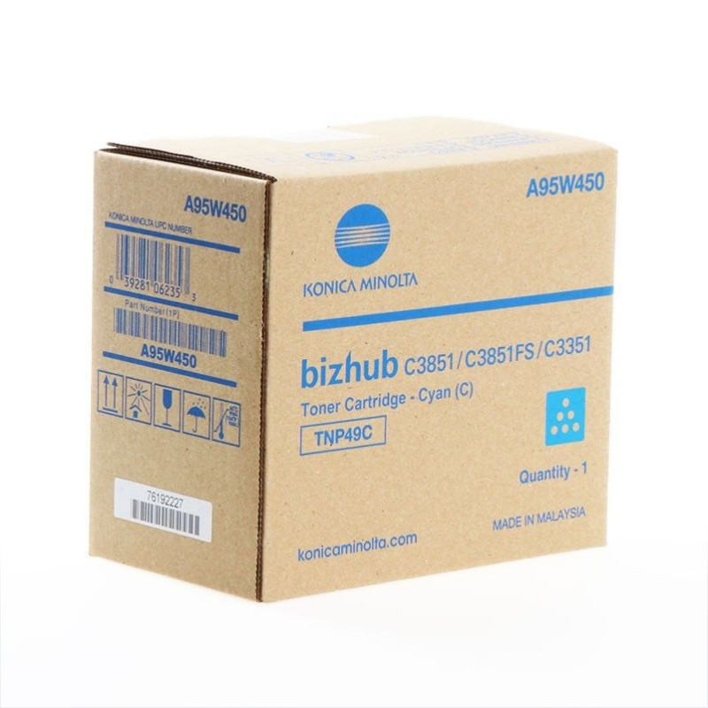 Minolta Cartouche de toner A95W450 TNP-49C cyan Minolta Cartouche de toner A95W450 TNP-49C cyan