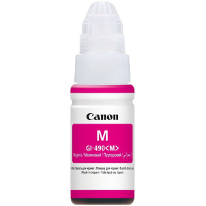 Canon GI-490 M Magenta - Bouteille d'encre Canon d'origine (0665C001AB)