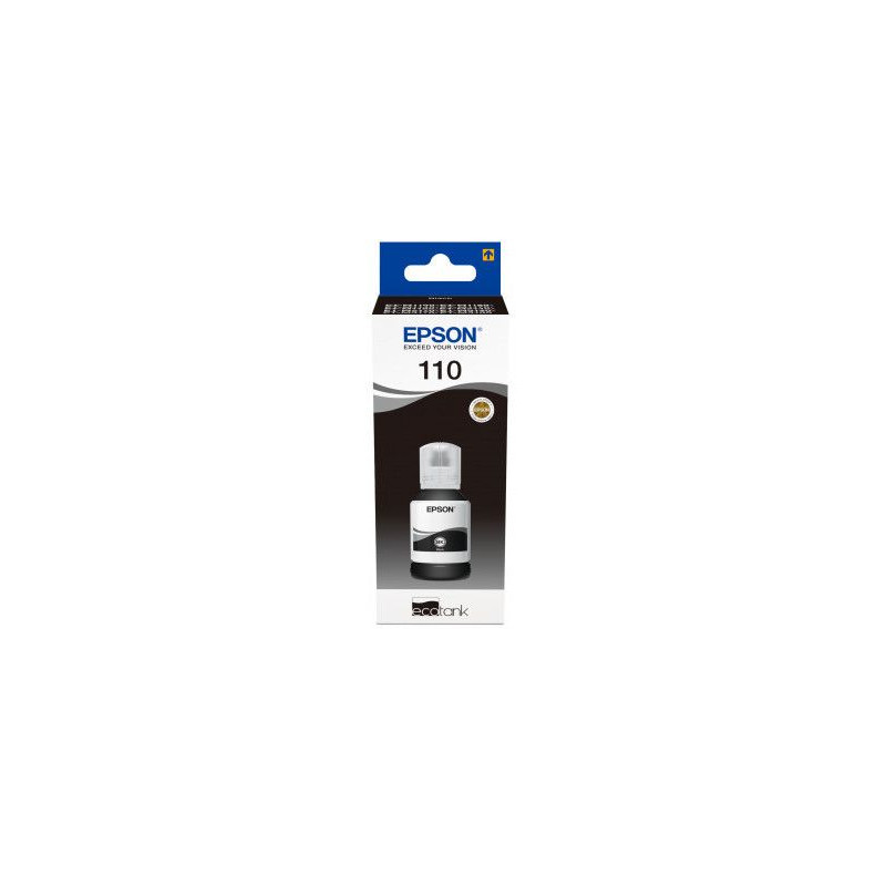 Epson 110 Noir - Bouteille d'encre Epson d'origine (C13T03P14A)