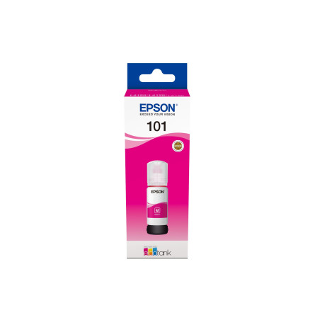 Epson 101 Magenta - Bouteille d'encre Epson EcoTank d'origine (C13T03V34A)
