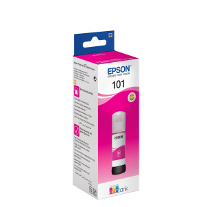 Epson 101 Magenta - Bouteille d'encre Epson EcoTank d'origine (C13T03V34A)