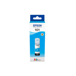 Epson 101 Cyan - Bouteille d'encre Epson EcoTank d'origine (C13T03V24A)