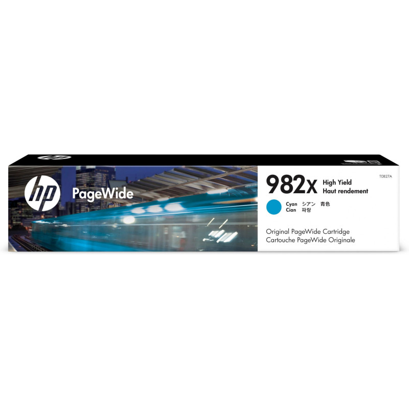 HP 982X Cyan Original PageWide Crtg 16 000 pages HP 982X Cyan Original PageWide Crtg 16 000 pages