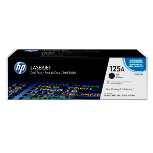 HP 125A 2-pack Black Original LaserJet Toner Cartridges