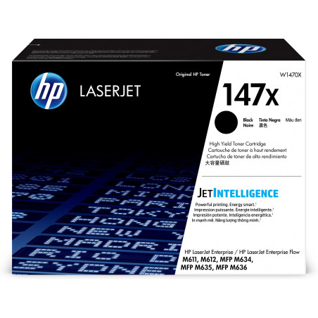 HP 147X Black LaserJet Toner Cartridge 25 200 Pages