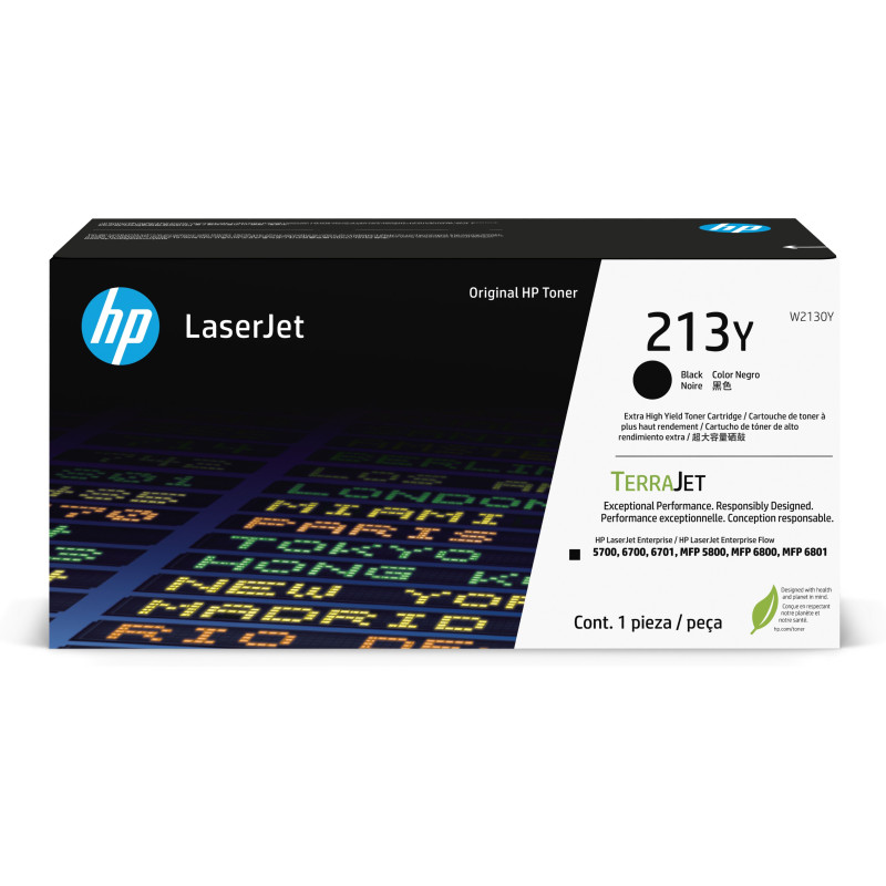 HP 213Y Extra High Yield Black Original LaserJet Toner Cartridge 18000 pages HP 213Y Extra High Yield Black Original LaserJet Toner Cartridge 18000 pages