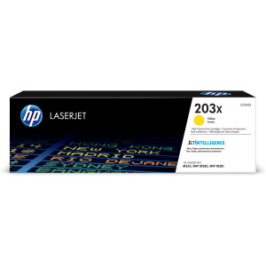 HP 203X Yellow LaserJet Toner Cartridge  2,500