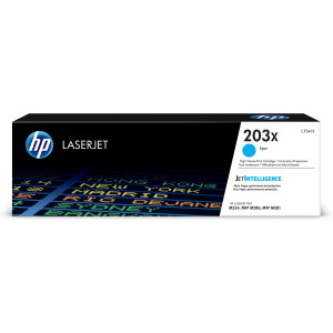 HP 203X Cyan LaserJet Toner Cartridge  2,500