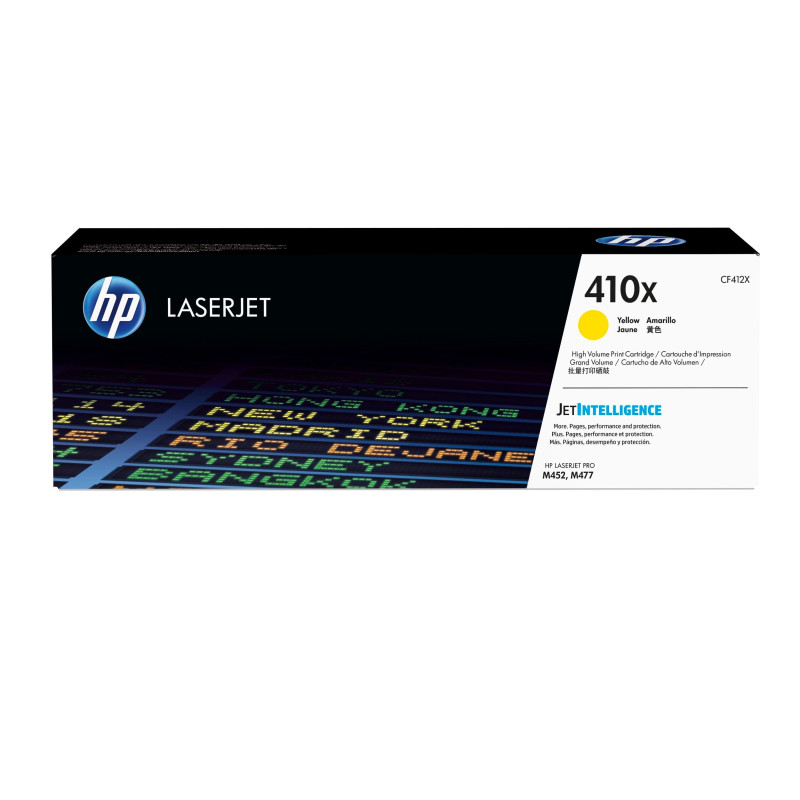 HP 410X High Yield Yellow Original LaserJet Toner Cartridge HP 410X High Yield Yellow Original LaserJet Toner Cartridge