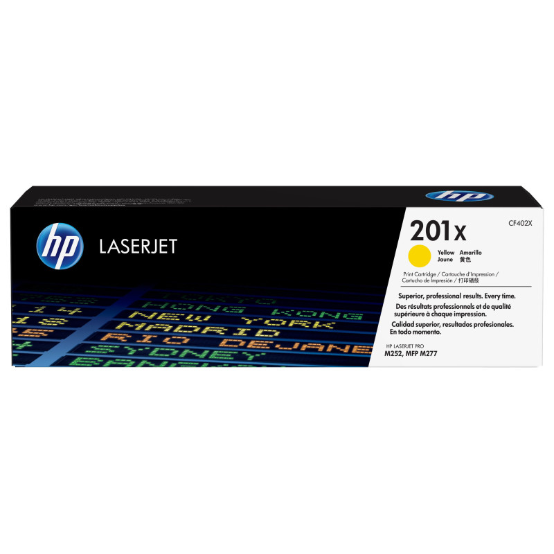 HP 201X High Yield Yellow Original LaserJet Toner Cartridge HP 201X High Yield Yellow Original LaserJet Toner Cartridge