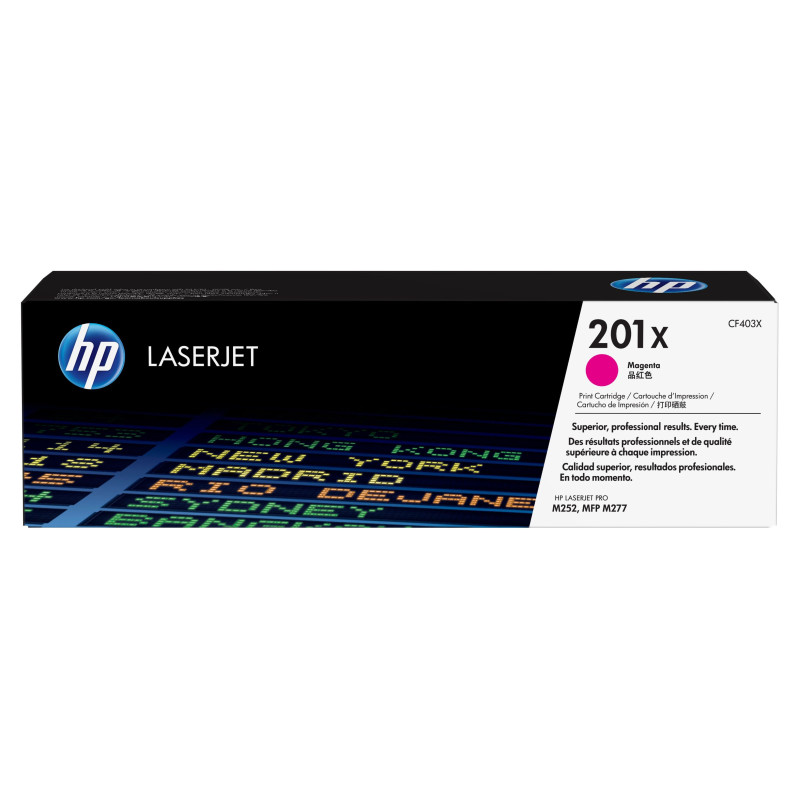 HP 201X High Yield Magenta Original LaserJet Toner Cartridge HP 201X High Yield Magenta Original LaserJet Toner Cartridge