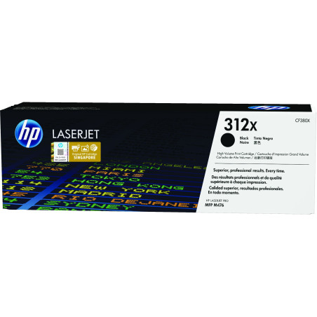 HP 312X High Yield Black Original LaserJet Toner Cartridge