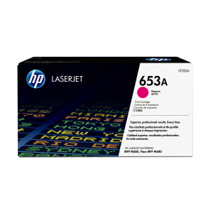 HP 653A Magenta Original LaserJet Toner Cartridge CF323A, up to 16,500 pages, for CLJ Enterprise MFP M680