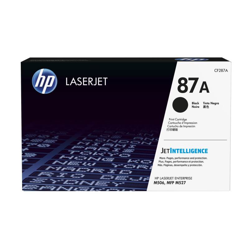 HP 87A Black Original LaserJet Toner Cartridge HP 87A Black Original LaserJet Toner Cartridge