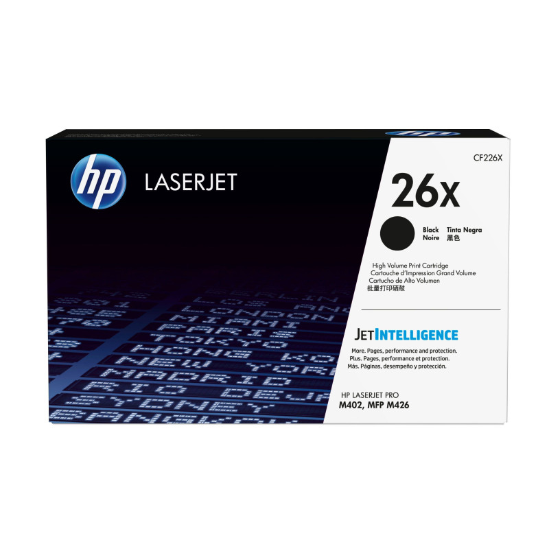 HP 26X High Yield Black Original LaserJet Toner Cartridge HP 26X High Yield Black Original LaserJet Toner Cartridge