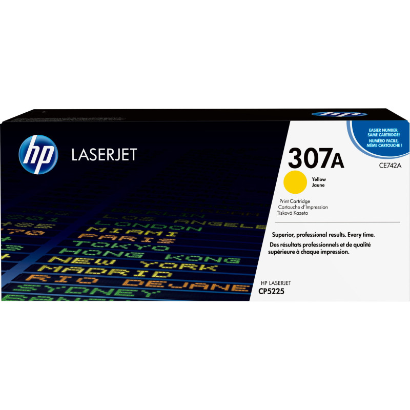 HP 307A Yellow Original LaserJet Toner Cartridge HP 307A Yellow Original LaserJet Toner Cartridge