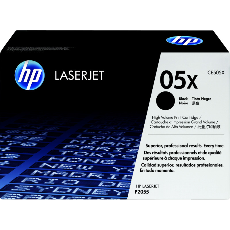 HP 05X High Yield Black Original LaserJet Toner Cartridge HP 05X High Yield Black Original LaserJet Toner Cartridge