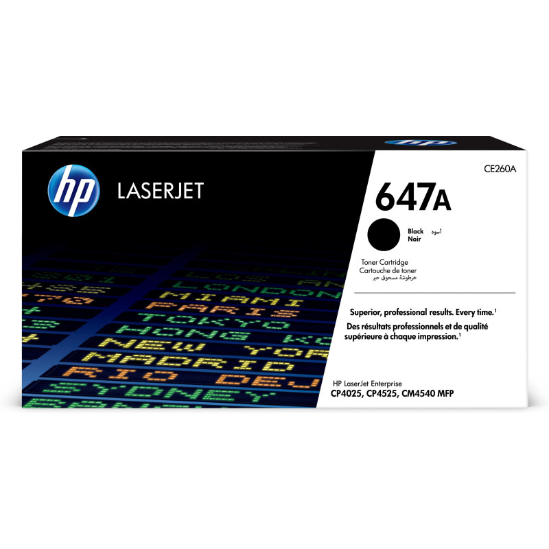 HP 647A Black Original LaserJet Toner Cartridge HP 647A Black Original LaserJet Toner Cartridge