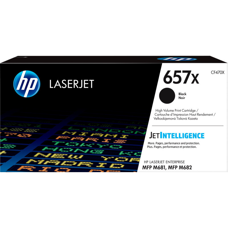 HP 657X High Yield Black Original LaserJet Toner Cartridge HP 657X High Yield Black Original LaserJet Toner Cartridge