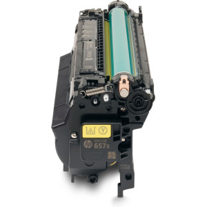 HP 657X High Yield Yellow Original LaserJet Toner Cartridge