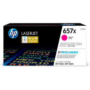 HP 657X High Yield Magenta Original LaserJet Toner Cartridge