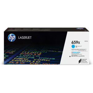 HP 659X  High Yield Cyan Original LaserJet Toner Cartridge 29000 Pages