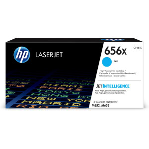 HP 656X Cyan LaserJet Toner Cartridge 22 Pages