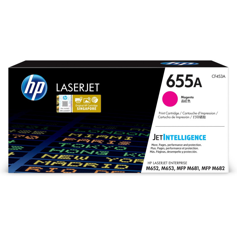 HP 655A Magenta Original LaserJet Toner Cartridge
