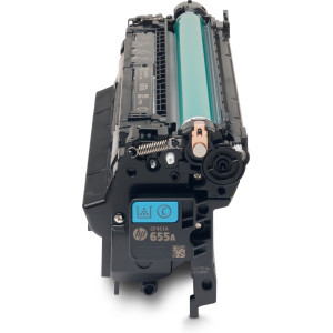HP 655A Cyan Original LaserJet Toner Cartridge