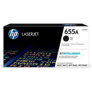 HP 655A Black Original LaserJet Toner Cartridge