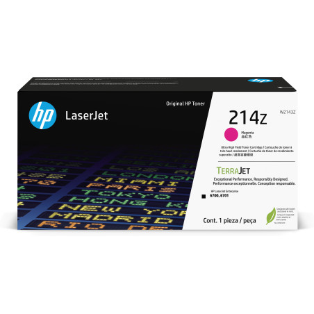 HP 214Z Ultra High Yield Magenta Original LaserJet Toner Cartridge 26000 pages
