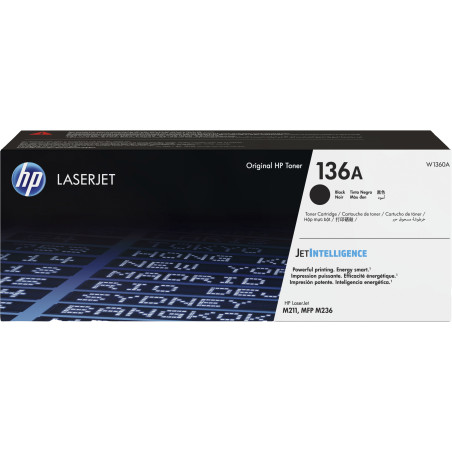 HP 136A Black Original LaserJet Toner Cartridge 1150 Pages