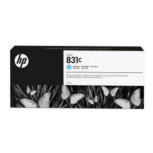 HP 831C 775-ml Light Cyan Latex Ink Cartridge