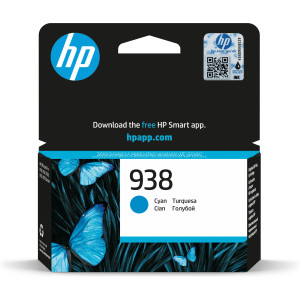 HP 938 Cyan Original Ink Cartridge 800 Pages