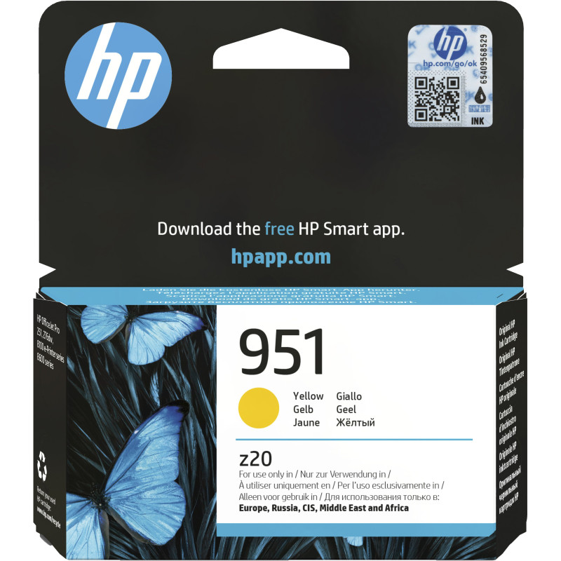 HP 951 Yellow Original Ink Cartridge HP 951 Yellow Original Ink Cartridge