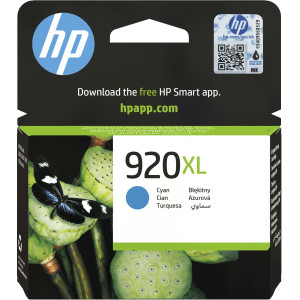 HP 920XL High Yield Cyan Original Ink Cartridge